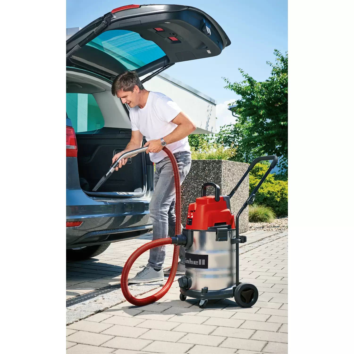 Einhell 2347141 36V 8 Gallon Cordless Wet/Dry Vacuum, TE-VC 36/30 Li-S - Tool Only